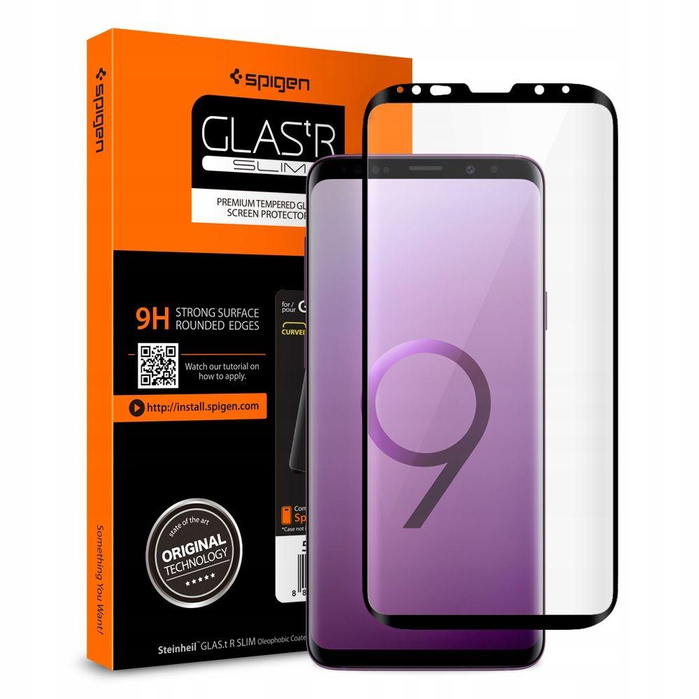 Samsung Galaxy S9 Plus Screen Protector GLAS.tR Curved Glass Black