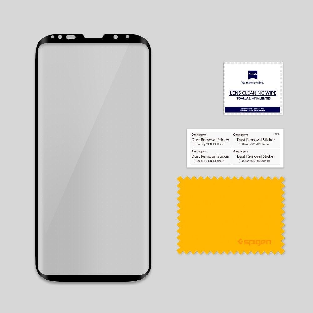 Samsung Galaxy S9 Plus Screen Protector GLAS.tR Curved Glass Black