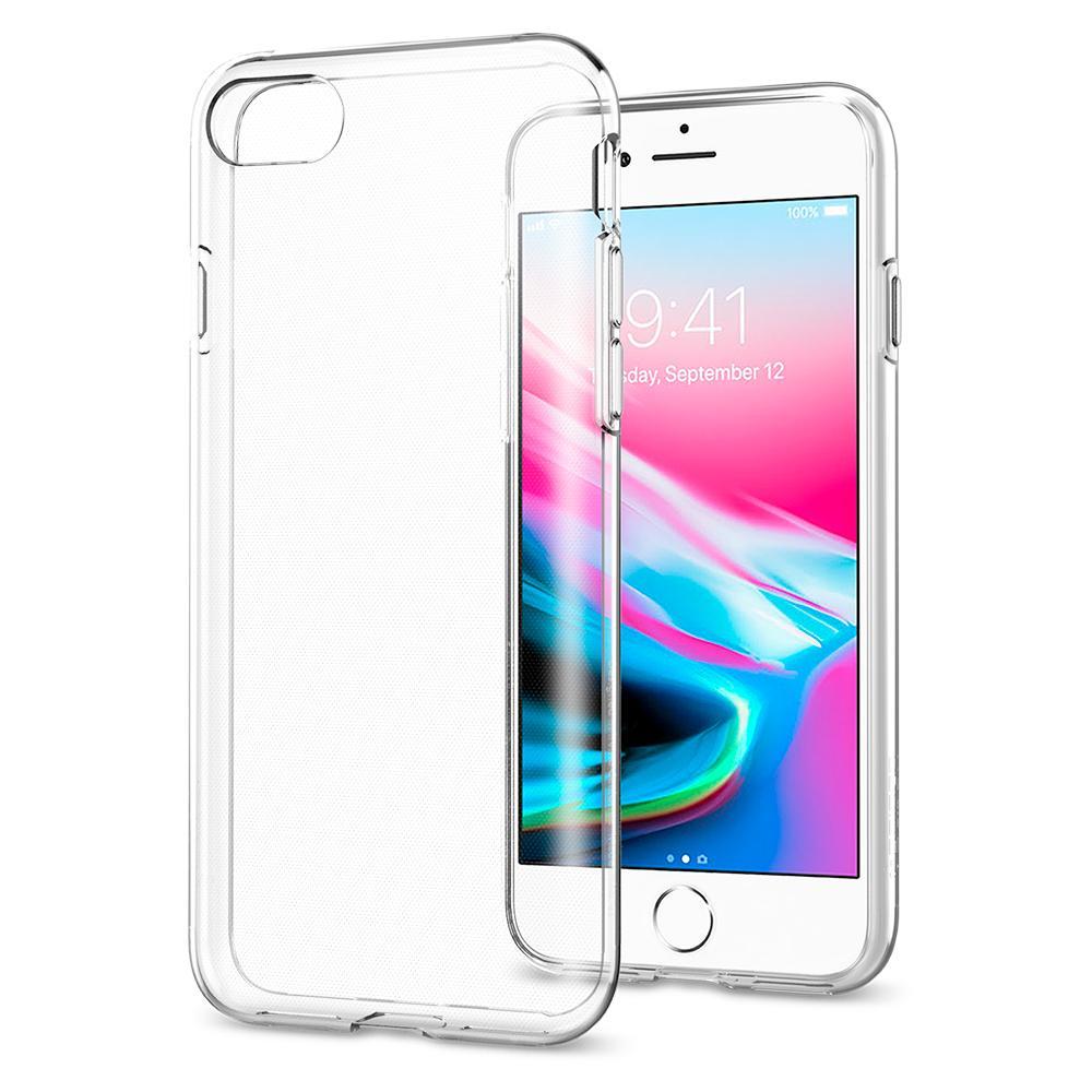 iPhone 7/8/SE Case Liquid Crystal Transparent