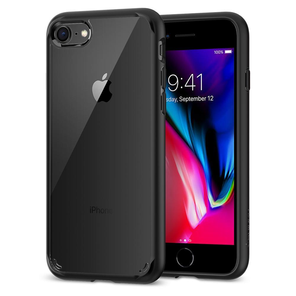 iPhone 8 Case Ultra Hybrid Matte Black