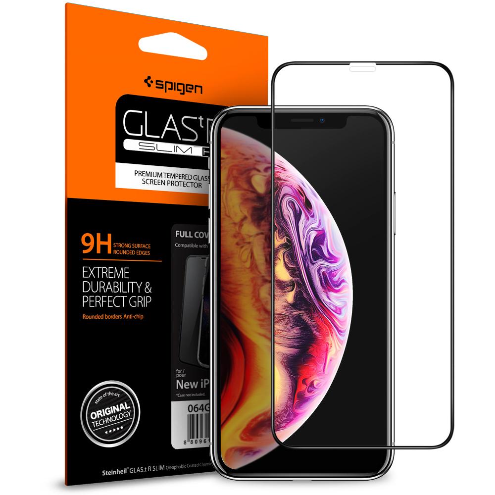 iPhone 11 Screen Protector GLAS.tR SLIM HD Black