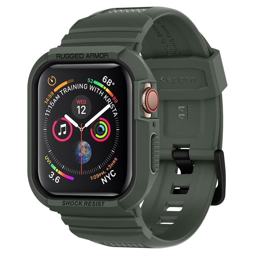 Apple Watch 44mm Rugged Armor Pro Military Green