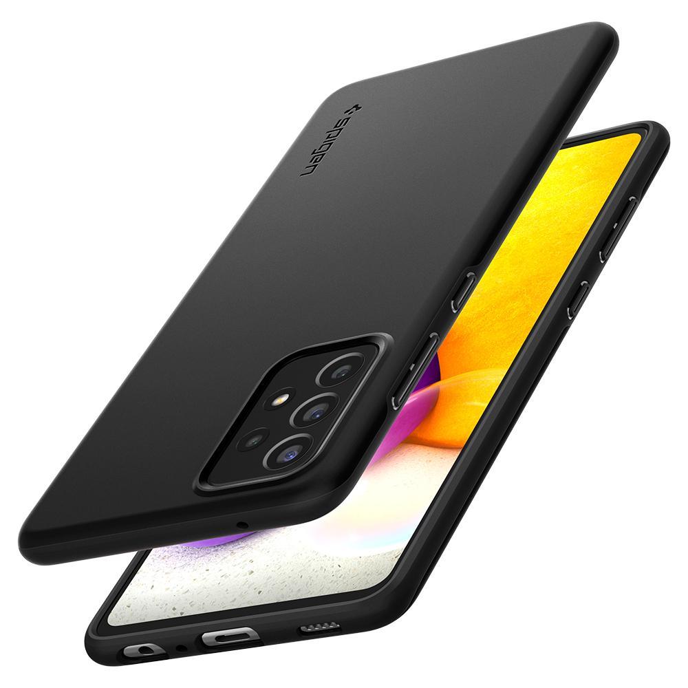 Samsung Galaxy A72 5G Case Thin Fit Black