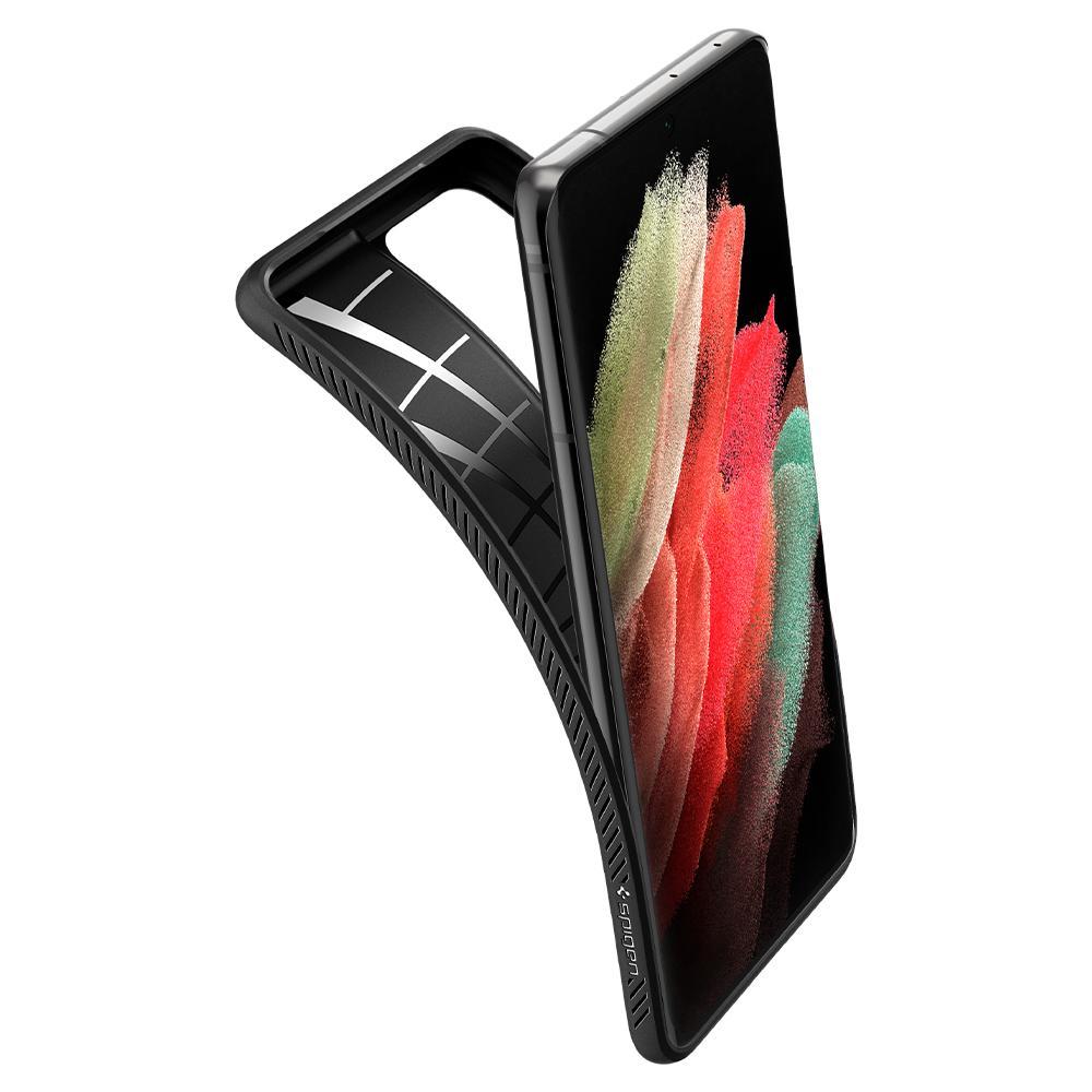 Samsung Galaxy S21 Ultra Case Liquid Air Black