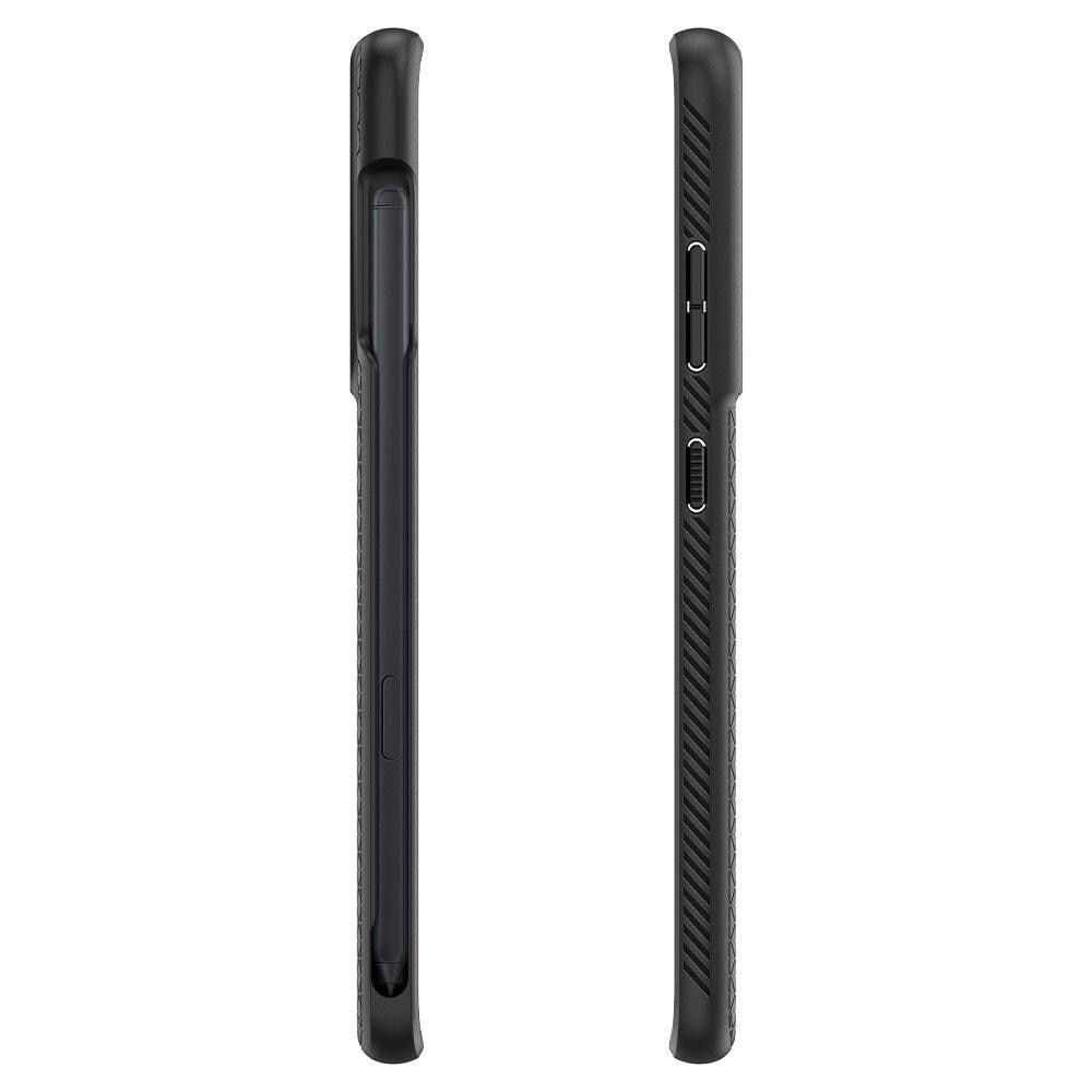 Samsung Galaxy S21 Ultra Case Liquid Air Pen Edition Black