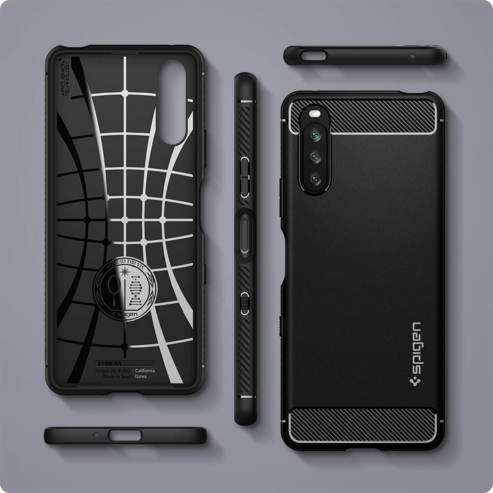 Sony Xperia 10 III Case Rugged Armor Black