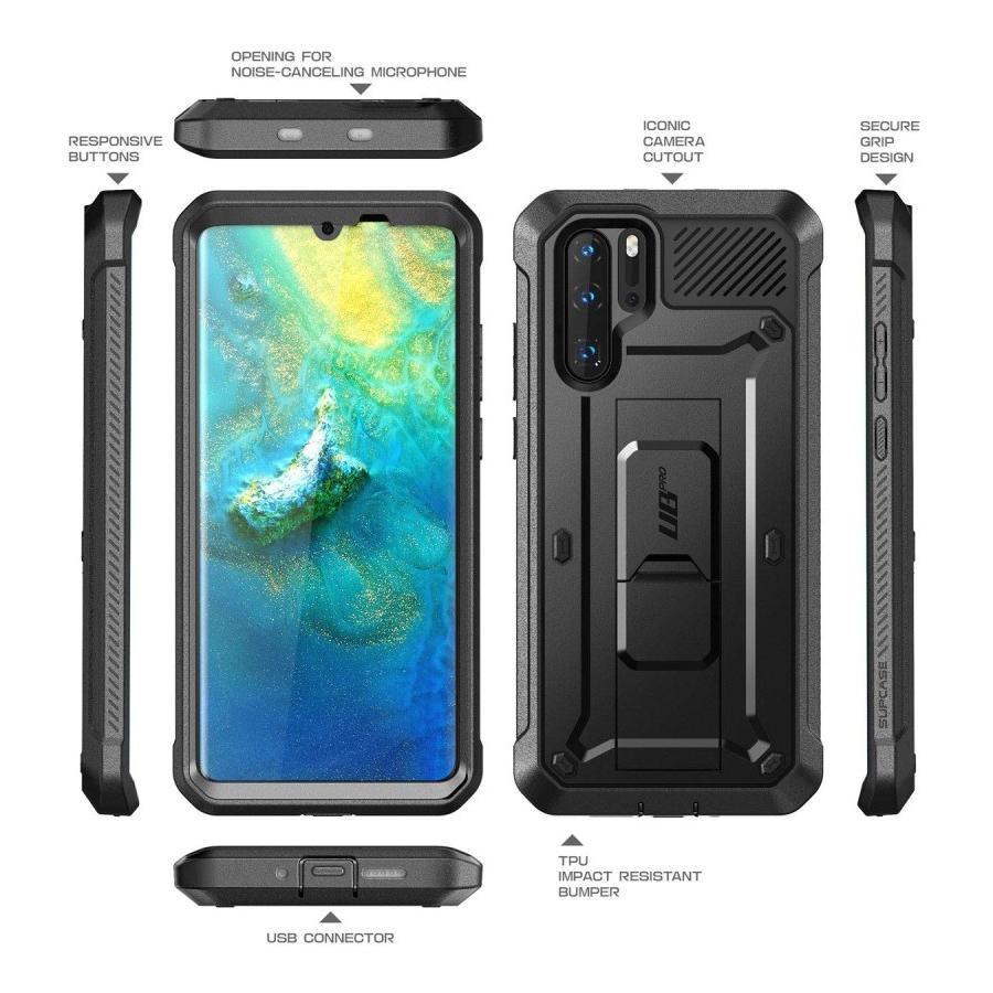 Huawei P30 Pro Unicorn Beetle Pro Case Black