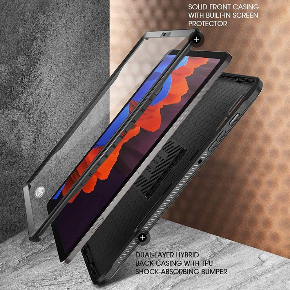 Samsung Galaxy Tab S7 Plus/S8 Plus 12.4 Unicorn Beetle Pro Case Black