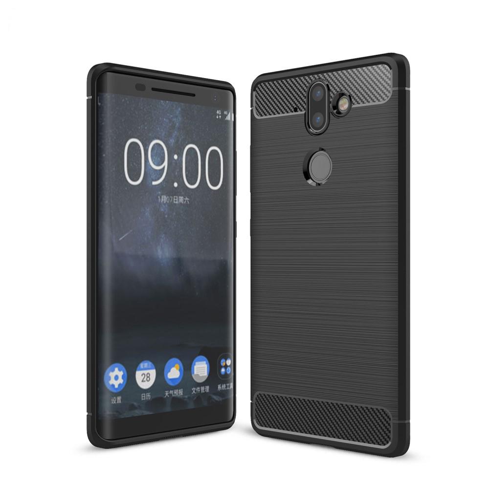 Nokia 8 Sirocco Brushed TPU Case Black