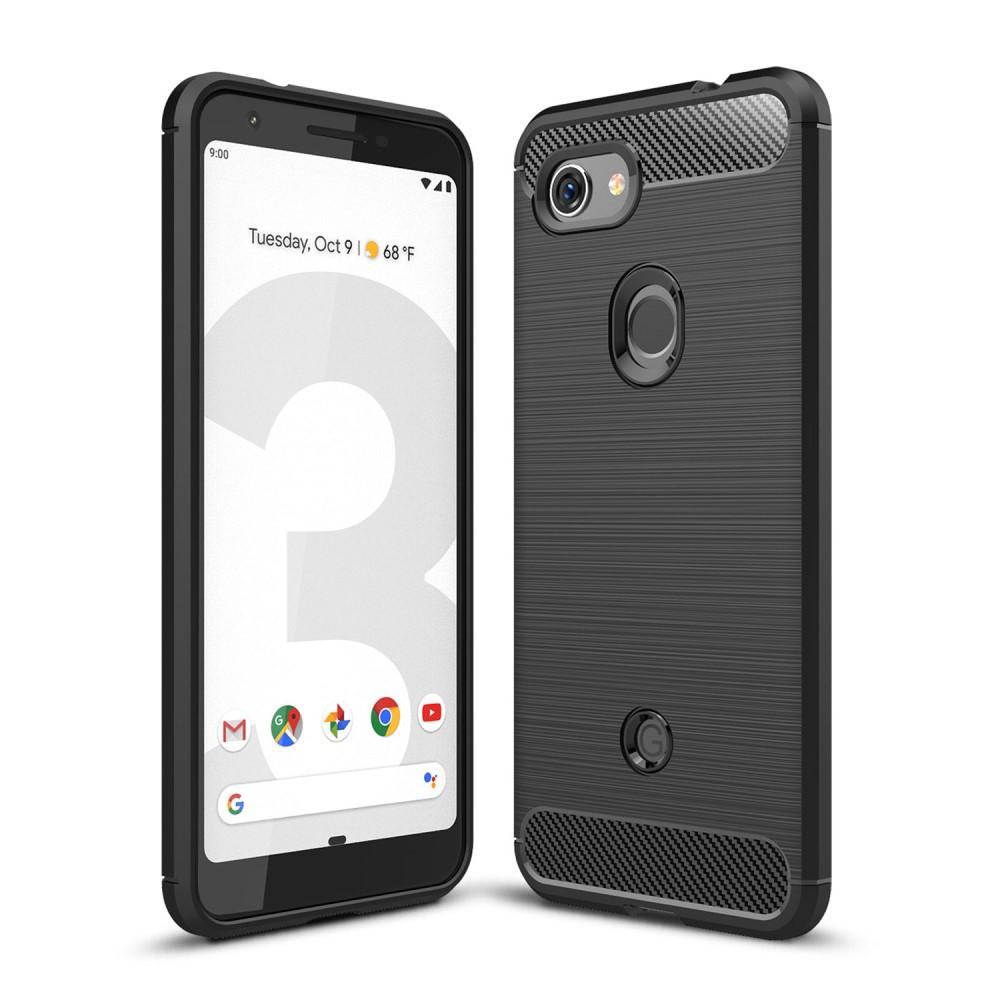 Google Pixel 3a Brushed TPU Case Black