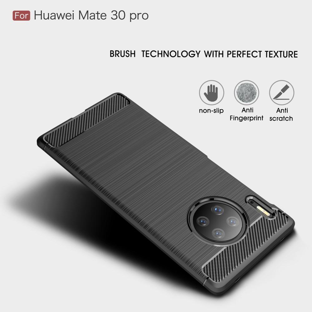 Huawei Mate 30 Pro Brushed TPU Case Black