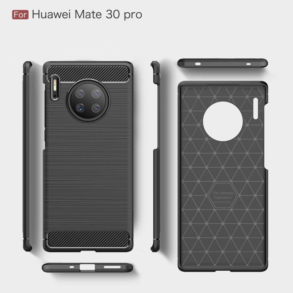 Huawei Mate 30 Pro Brushed TPU Case Black