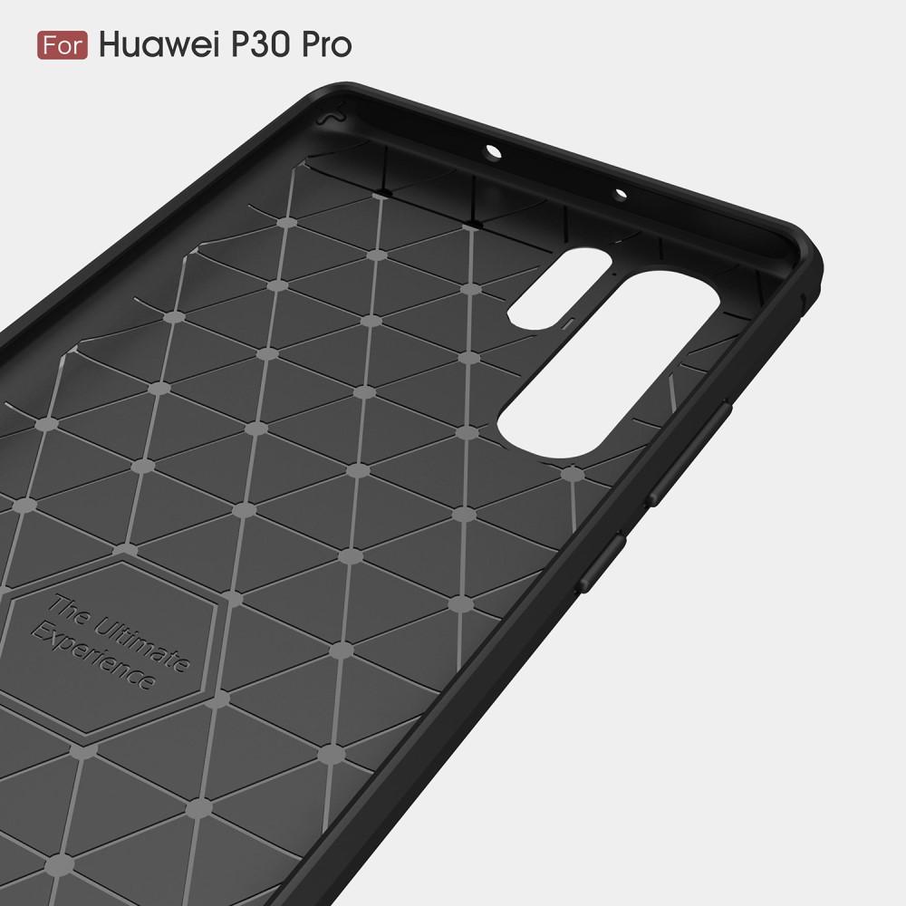 Huawei P30 Pro Brushed TPU Case Black