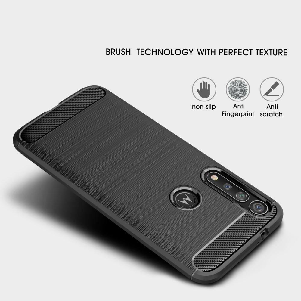 Motorola Moto G8 Plus Brushed TPU Case Black