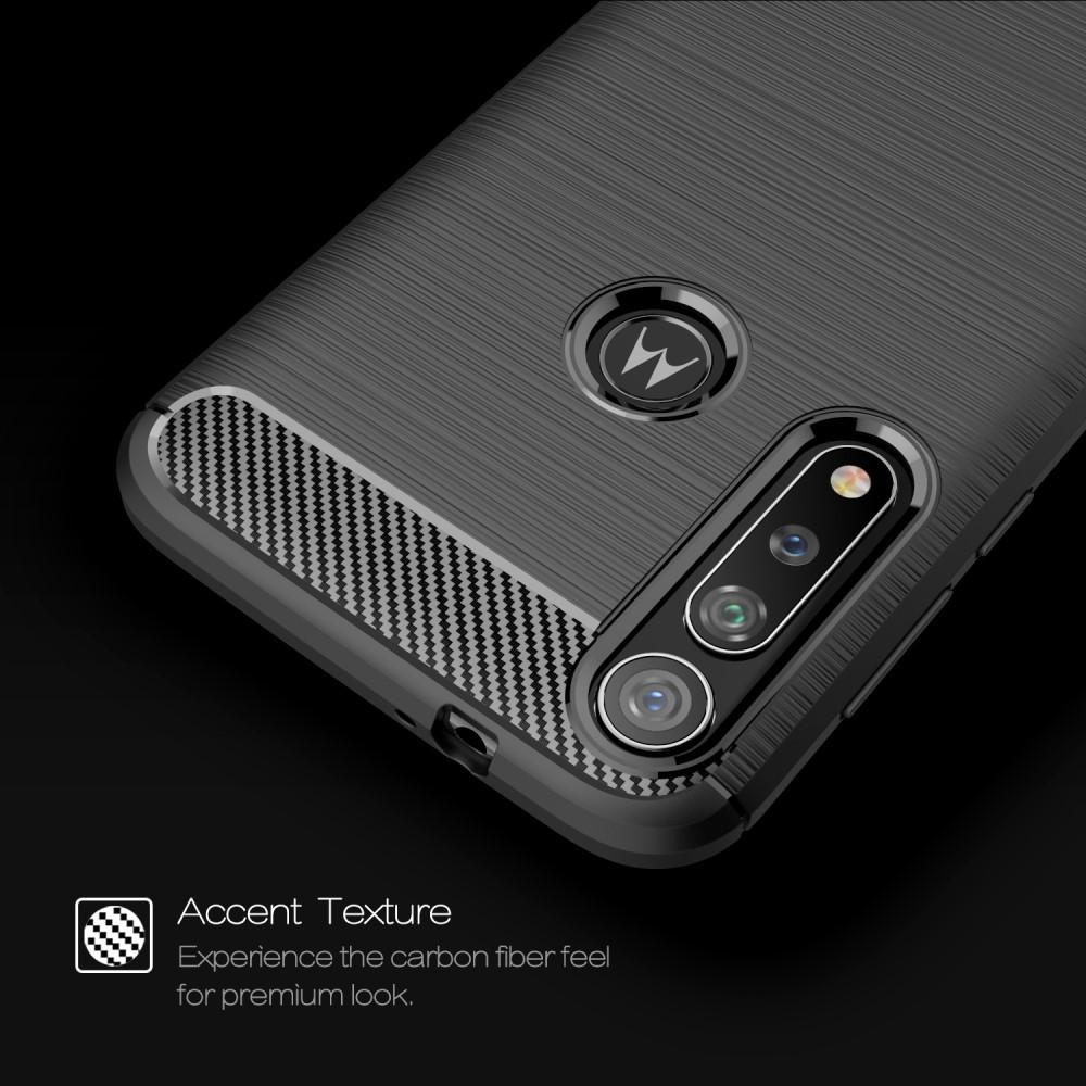 Motorola Moto G8 Plus Brushed TPU Case Black