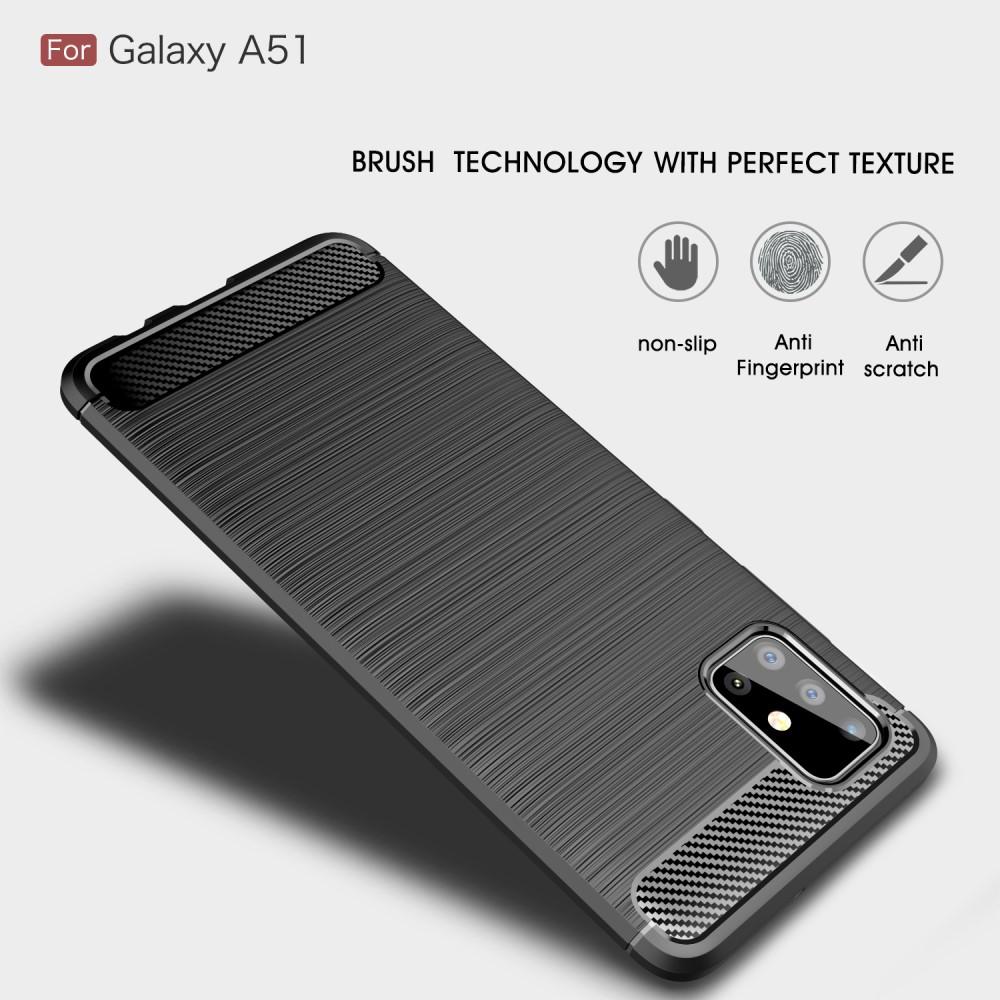 Samsung Galaxy A51 Brushed TPU Case Black