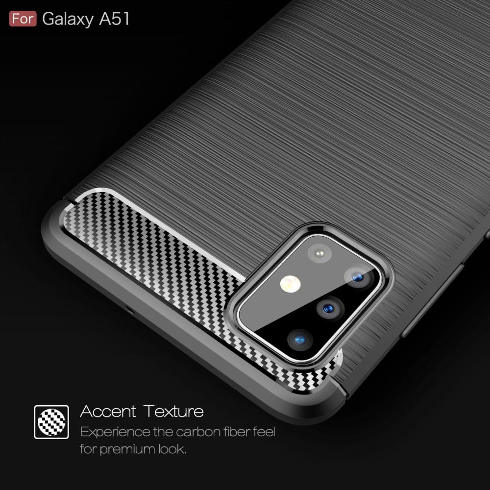 Samsung Galaxy A51 Brushed TPU Case Black