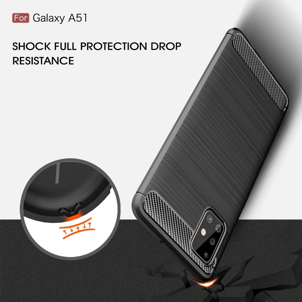 Samsung Galaxy A51 Brushed TPU Case Black
