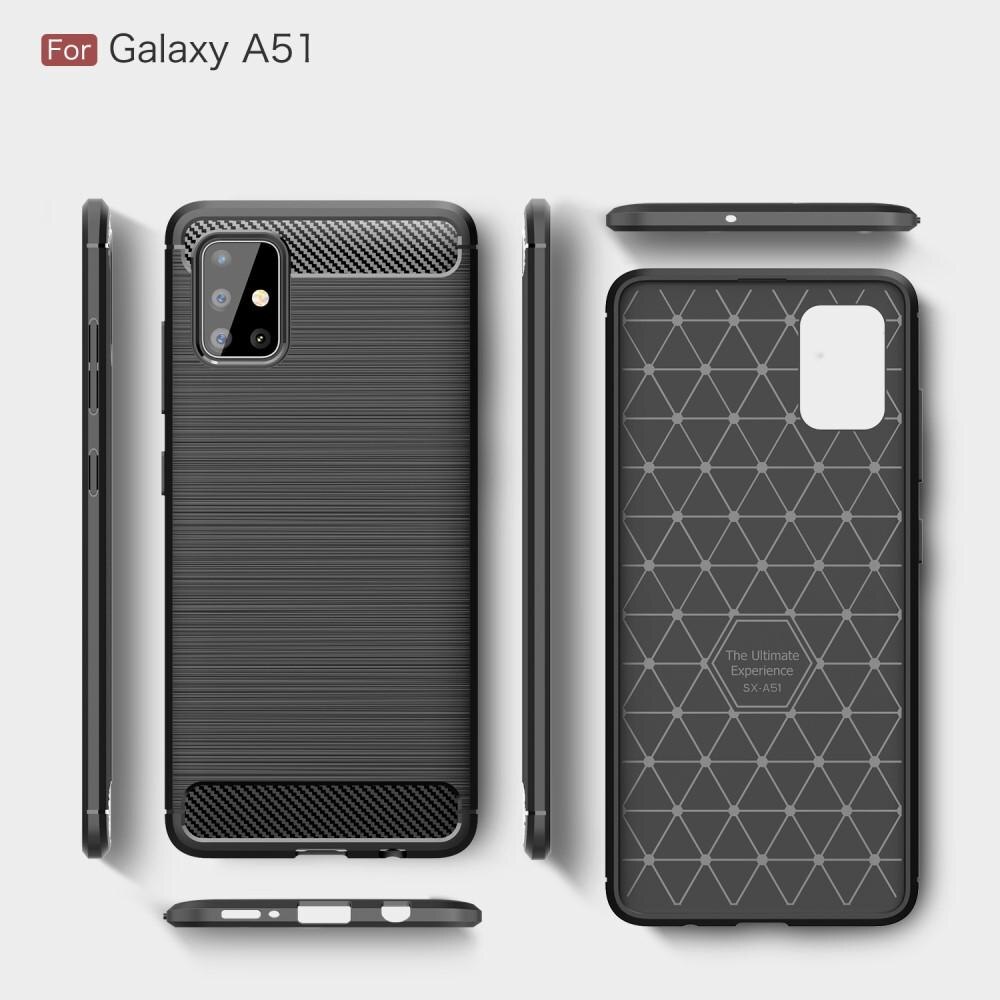 Samsung Galaxy A51 Brushed TPU Case Black