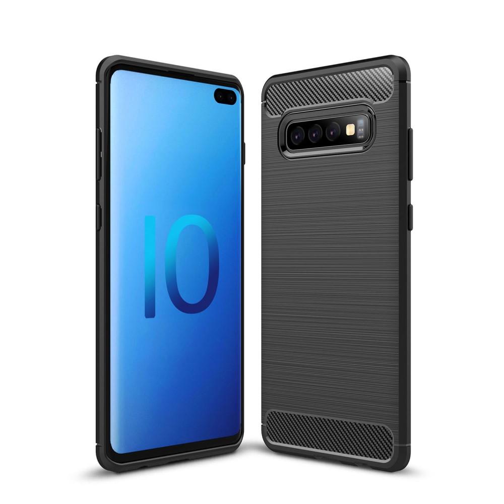 Samsung Galaxy S10 Plus Brushed TPU Case Black