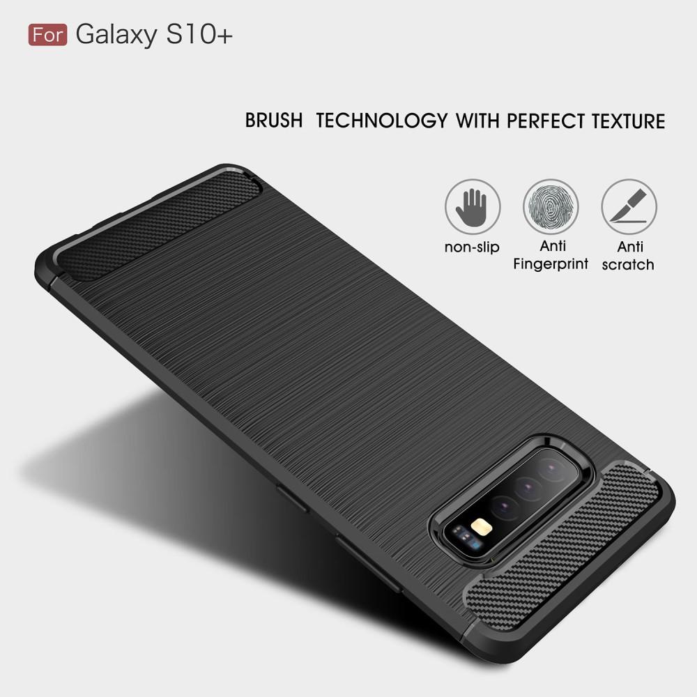 Samsung Galaxy S10 Plus Brushed TPU Case Black