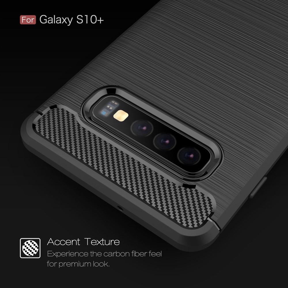 Samsung Galaxy S10 Plus Brushed TPU Case Black