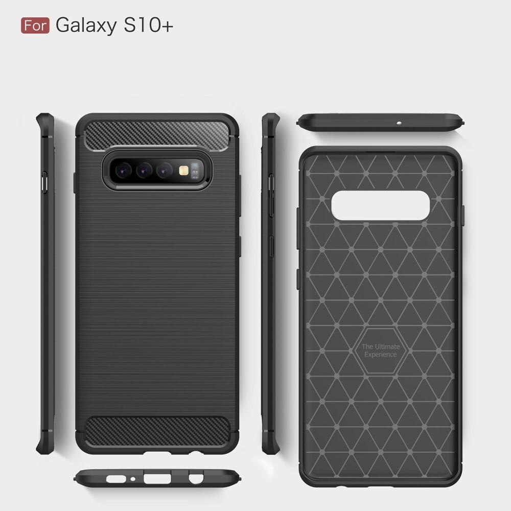 Samsung Galaxy S10 Plus Brushed TPU Case Black