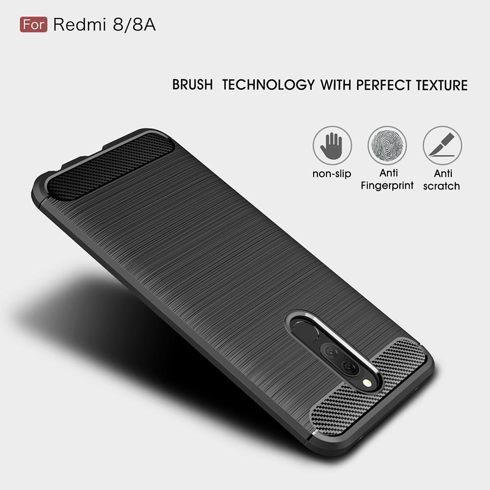 Xiaomi Redmi 8/8A Brushed TPU Case Black