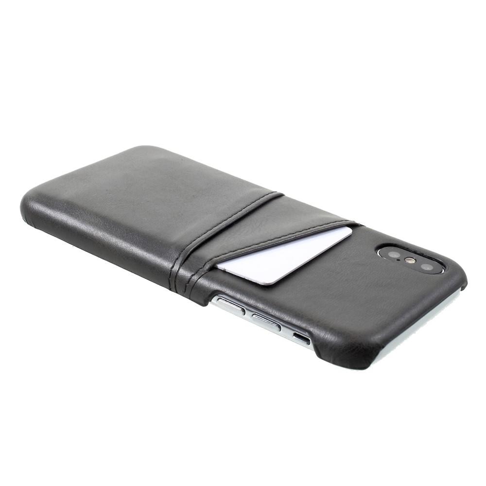 iPhone X/XS Card Slots Case Black