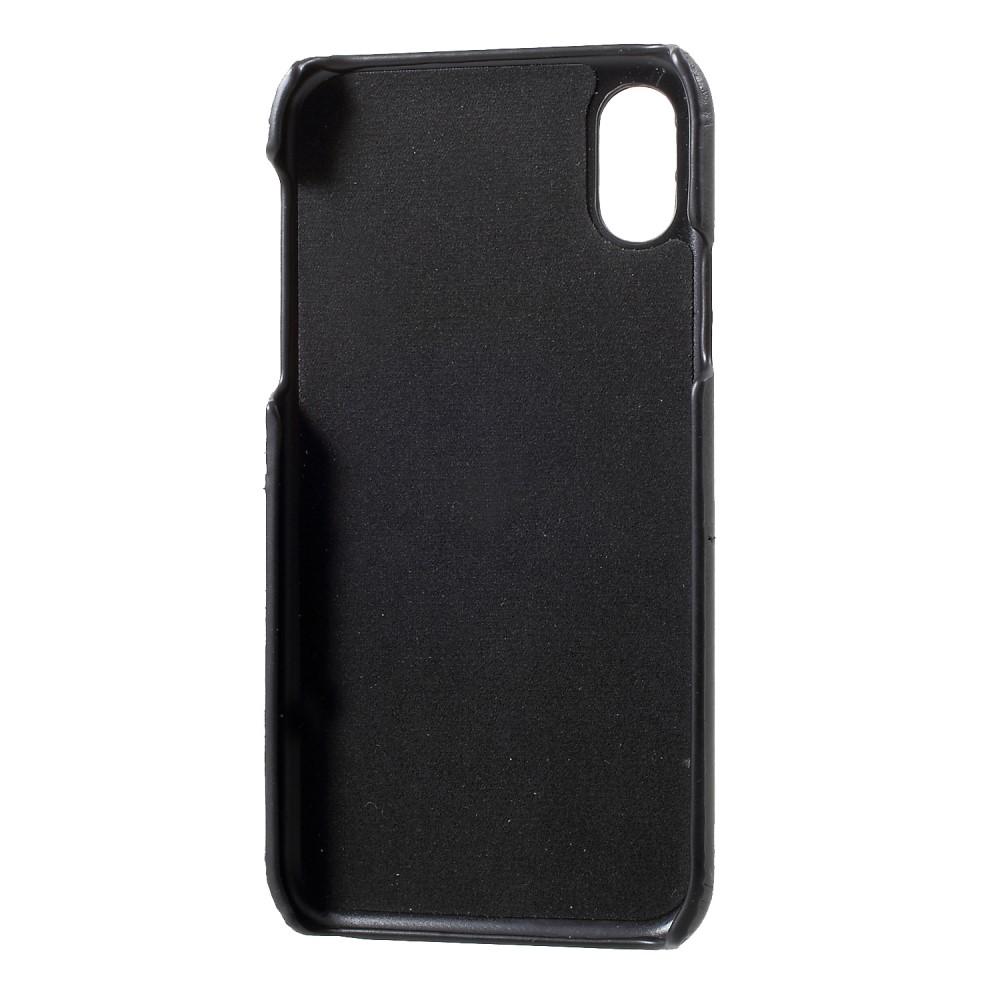 iPhone X/XS Card Slots Case Black