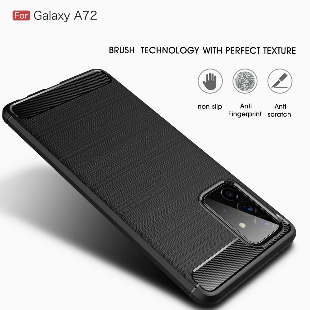 Samsung Galaxy A72 5G Brushed TPU Case Black