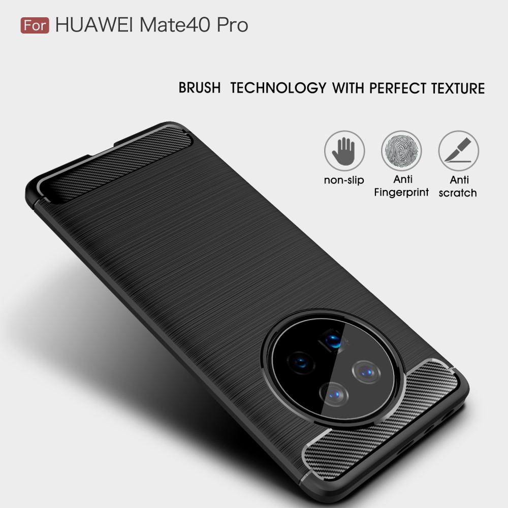 Huawei Mate 40 Pro Brushed TPU Case Black