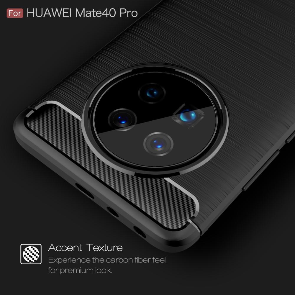 Huawei Mate 40 Pro Brushed TPU Case Black