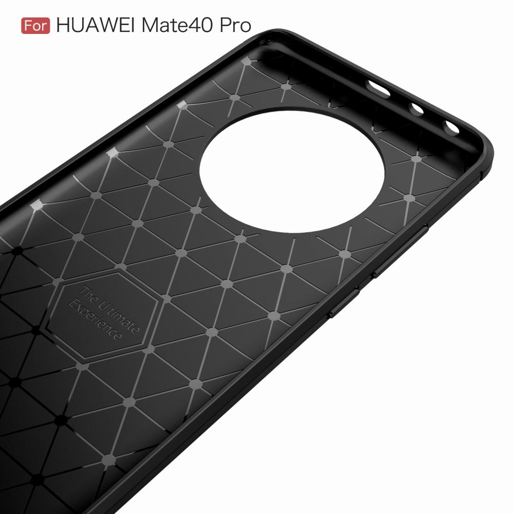 Huawei Mate 40 Pro Brushed TPU Case Black