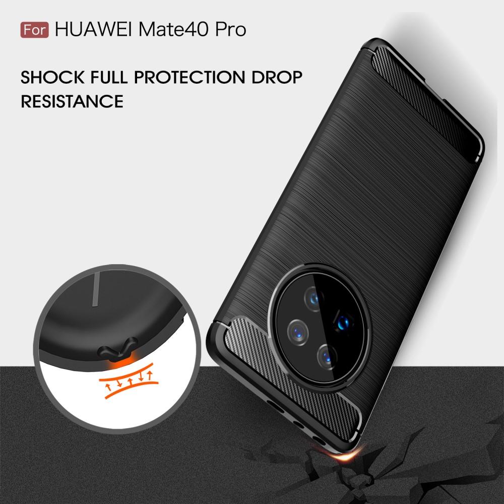 Huawei Mate 40 Pro Brushed TPU Case Black