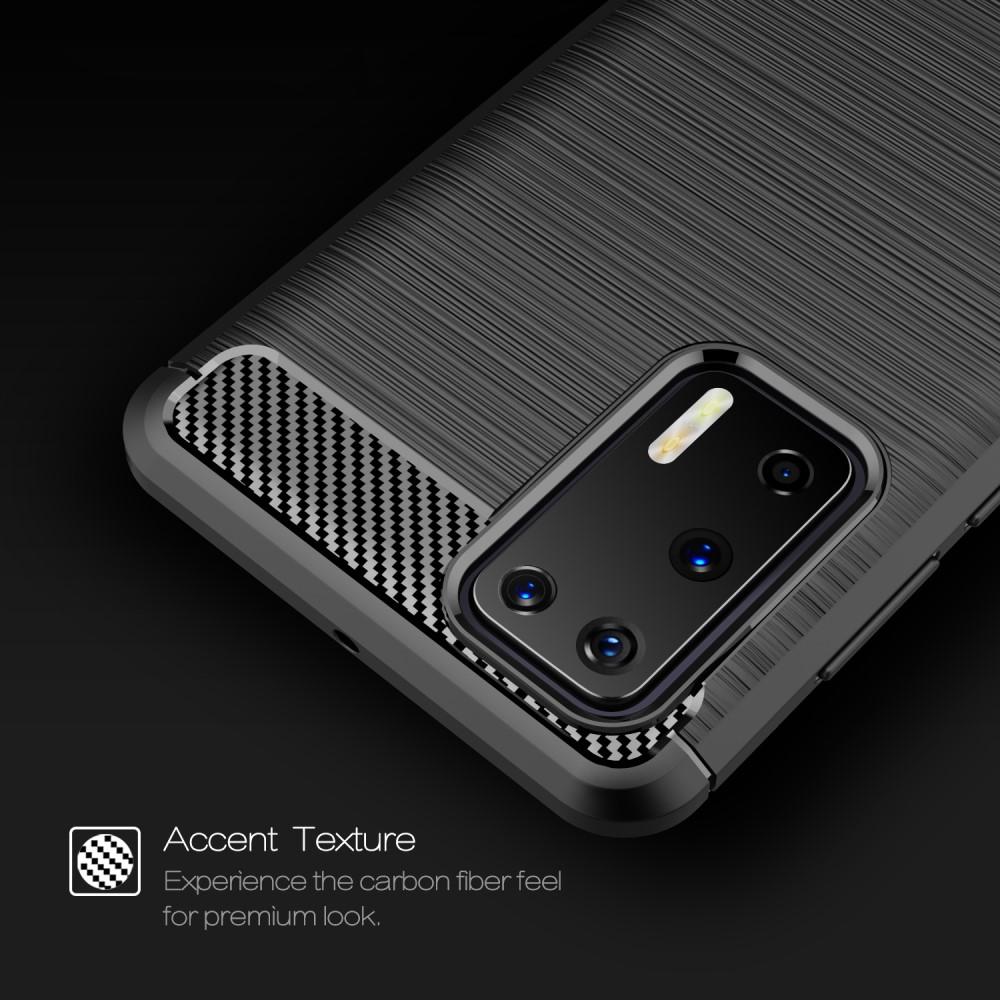 Huawei P40 Brushed TPU Case Black