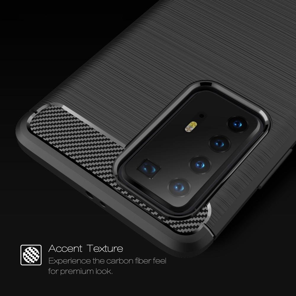 Huawei P40 Pro Brushed TPU Case Black