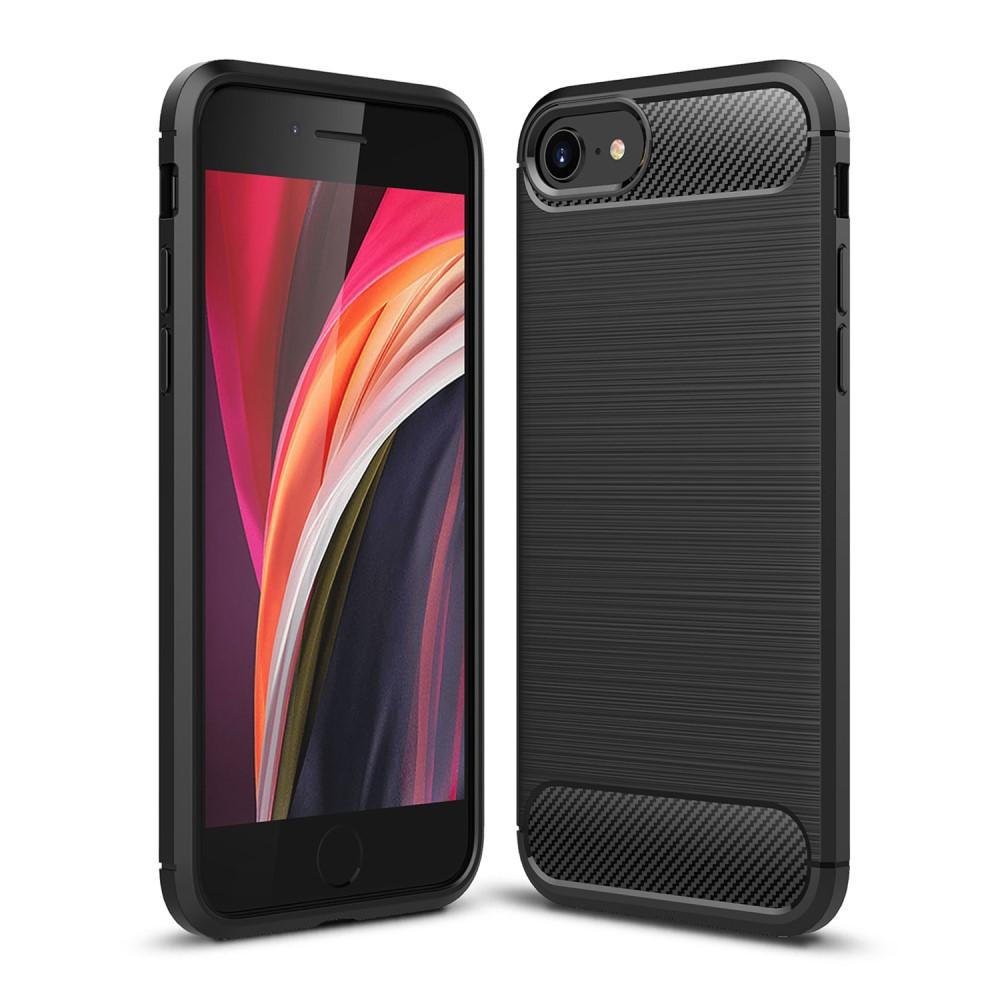 iPhone SE 2022 Brushed TPU Case Black
