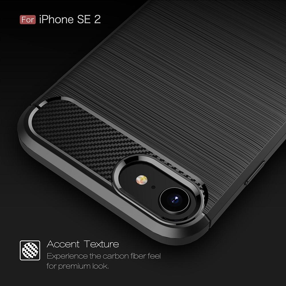 iPhone SE 2022 Brushed TPU Case Black