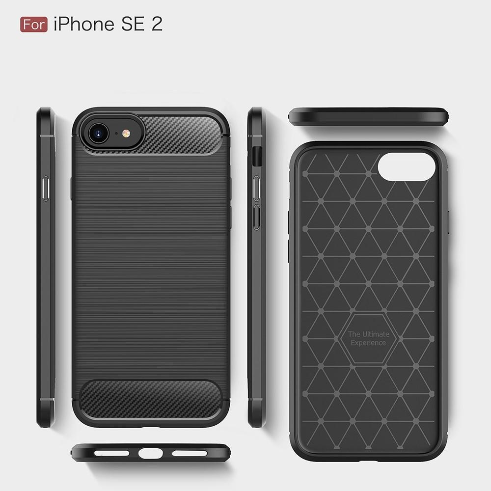 iPhone SE 2022 Brushed TPU Case Black