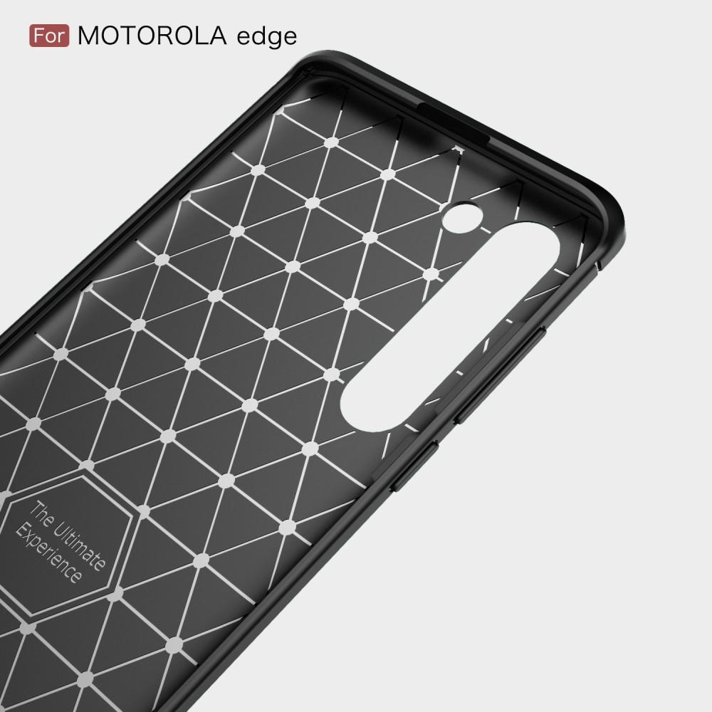 Motorola Edge Brushed TPU Case Black