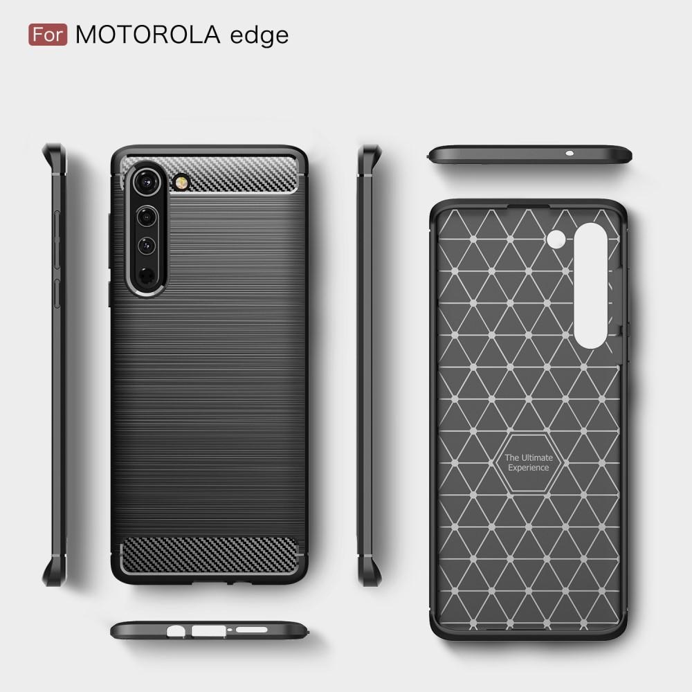 Motorola Edge Brushed TPU Case Black