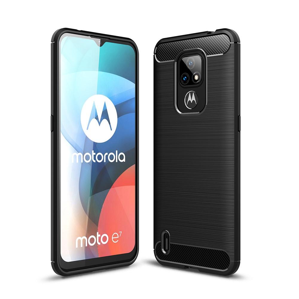 Motorola Moto E7 Brushed TPU Case Black