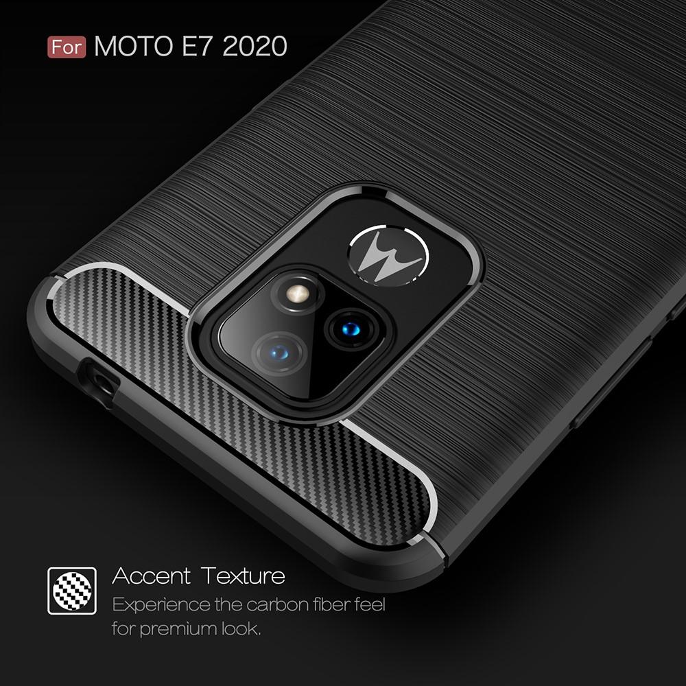 Motorola Moto E7 Brushed TPU Case Black