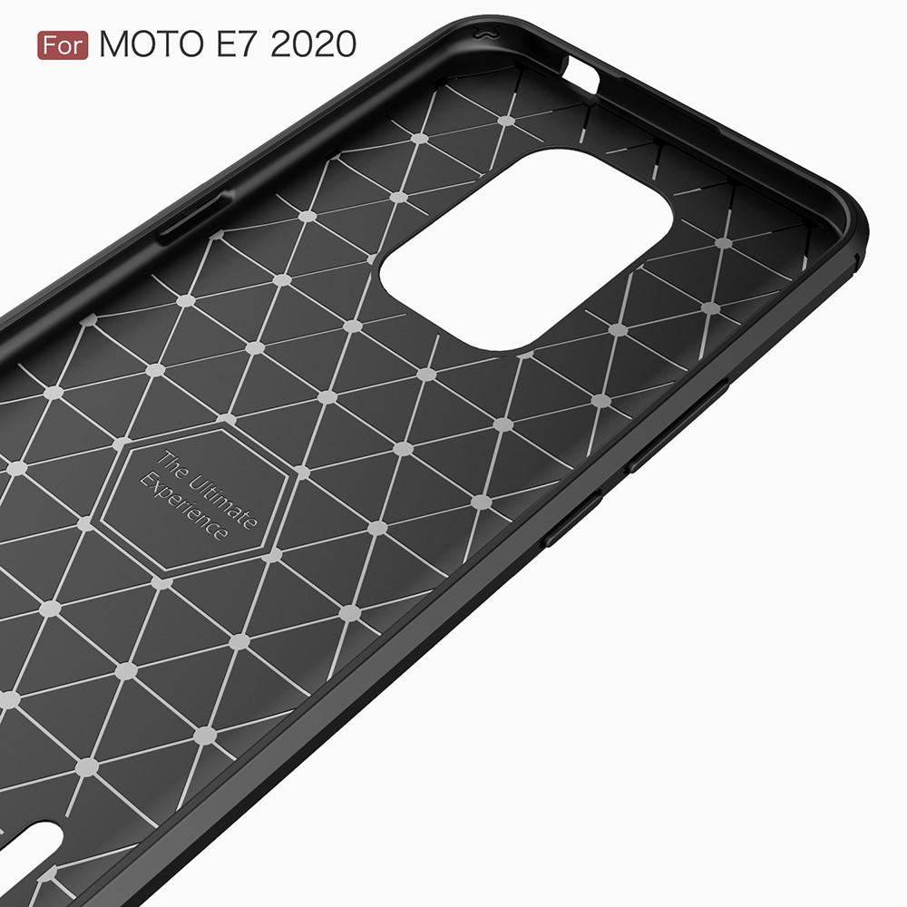 Motorola Moto E7 Brushed TPU Case Black