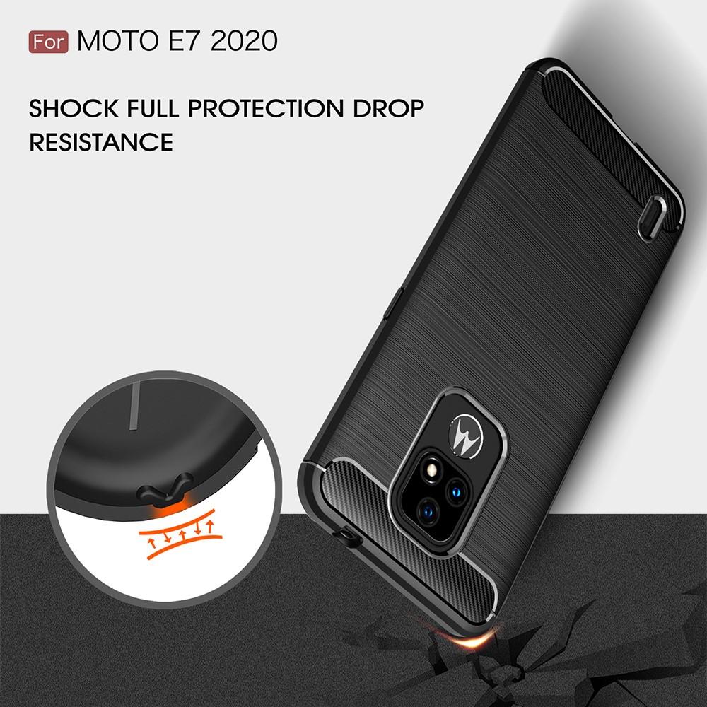 Motorola Moto E7 Brushed TPU Case Black