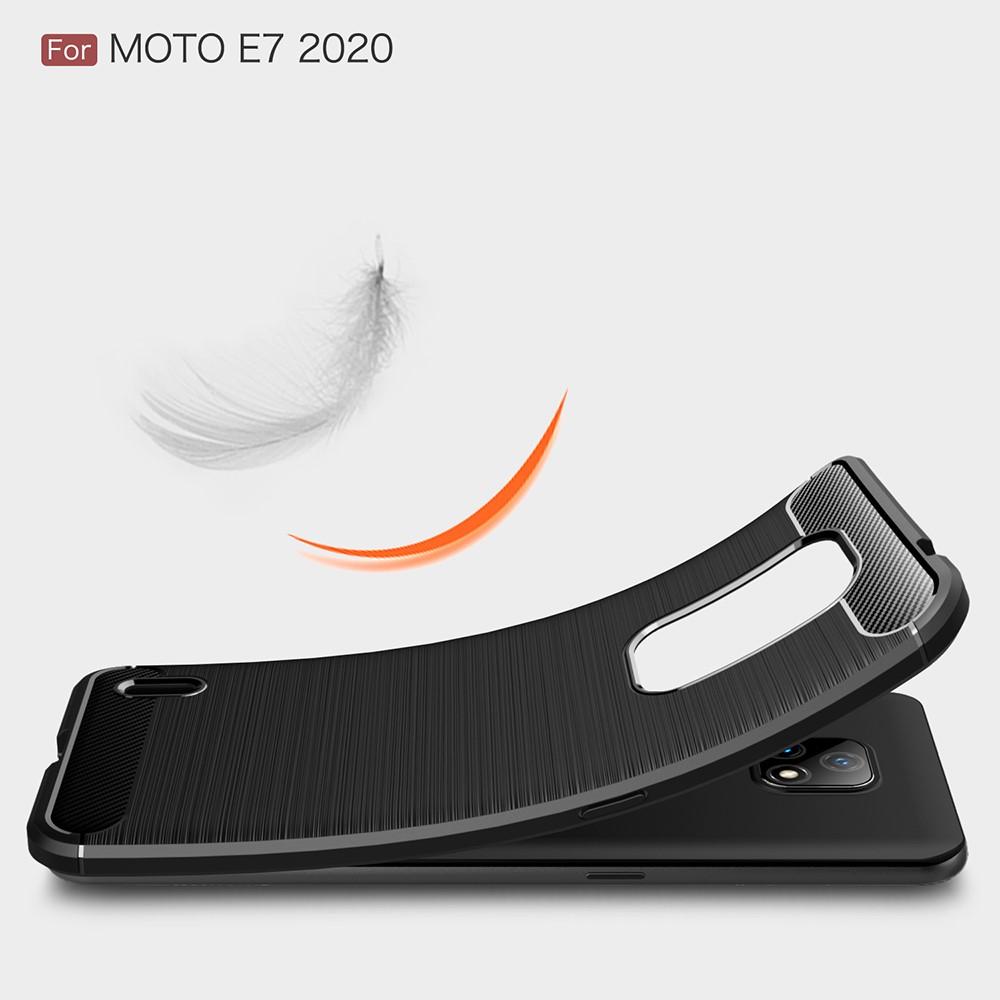 Motorola Moto E7 Brushed TPU Case Black
