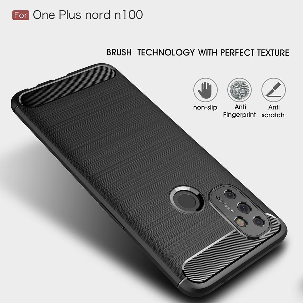  OnePlus Nord N100 Brushed TPU Case Black