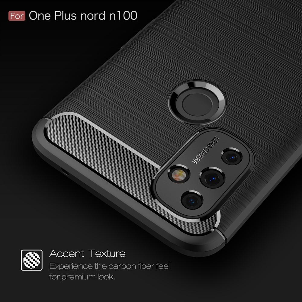  OnePlus Nord N100 Brushed TPU Case Black