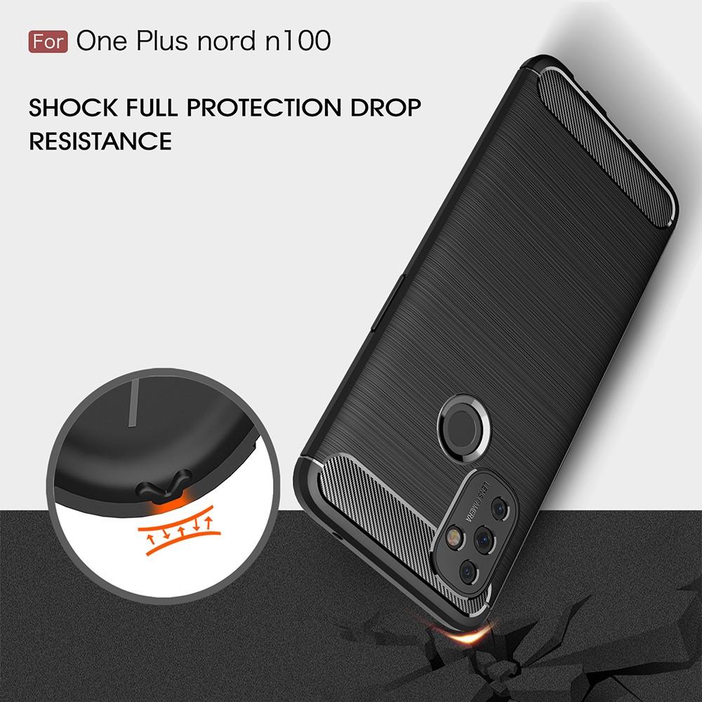  OnePlus Nord N100 Brushed TPU Case Black